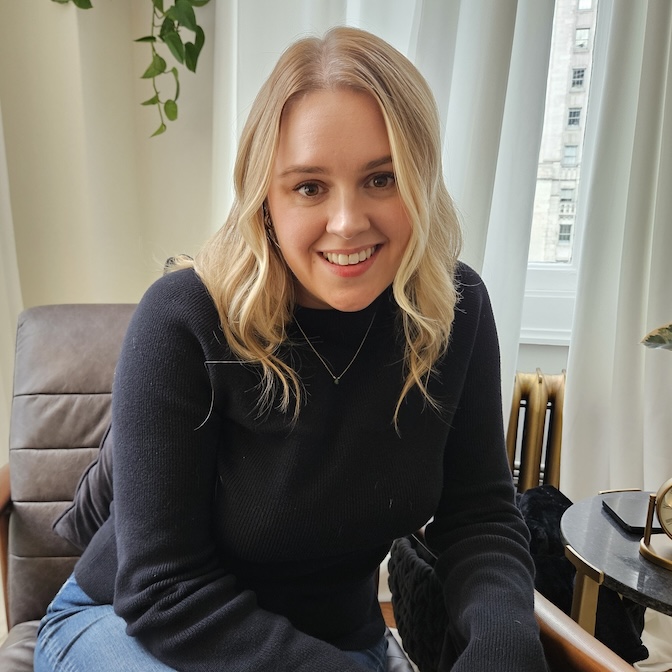 Warm, professional portrait of Kelsey Murrin, Clinical Director at ARC Counselling & Psychotherapy.